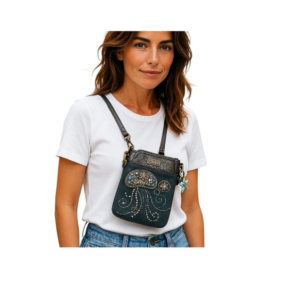Chala Dazzled Jellyfish Cellphone Crossbody - Picture 8 of 13